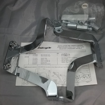 NEW NATIONAL CYCLE KIT-BO Heavy Duty Wide Frame Mount Kit, Triple Tree KAWASAKI
