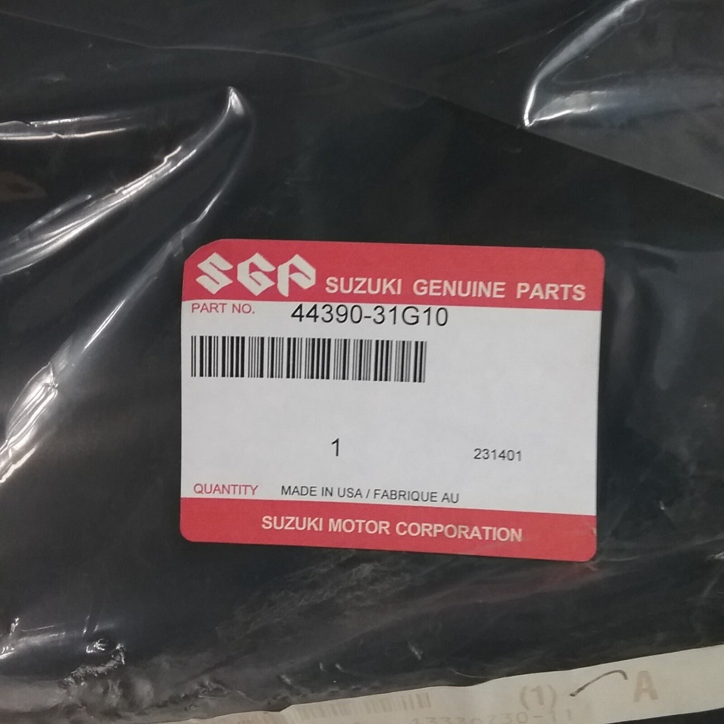 NEW GENUINE SUZUKI 44390-31G10 COVER FUEL TANK COVER PANEL