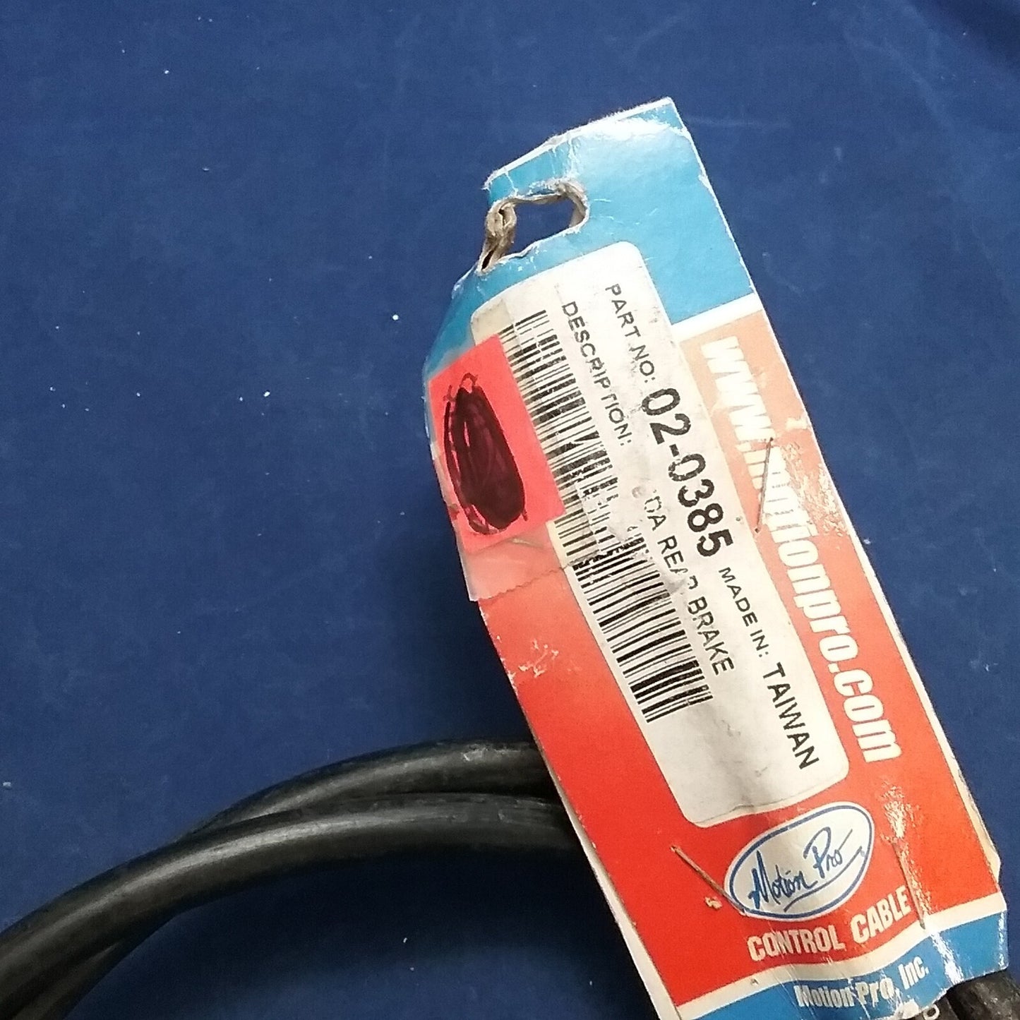 NEW MOTION PRO 02-0385 CABLE BLACK VINYL REAR HAND BRAKE