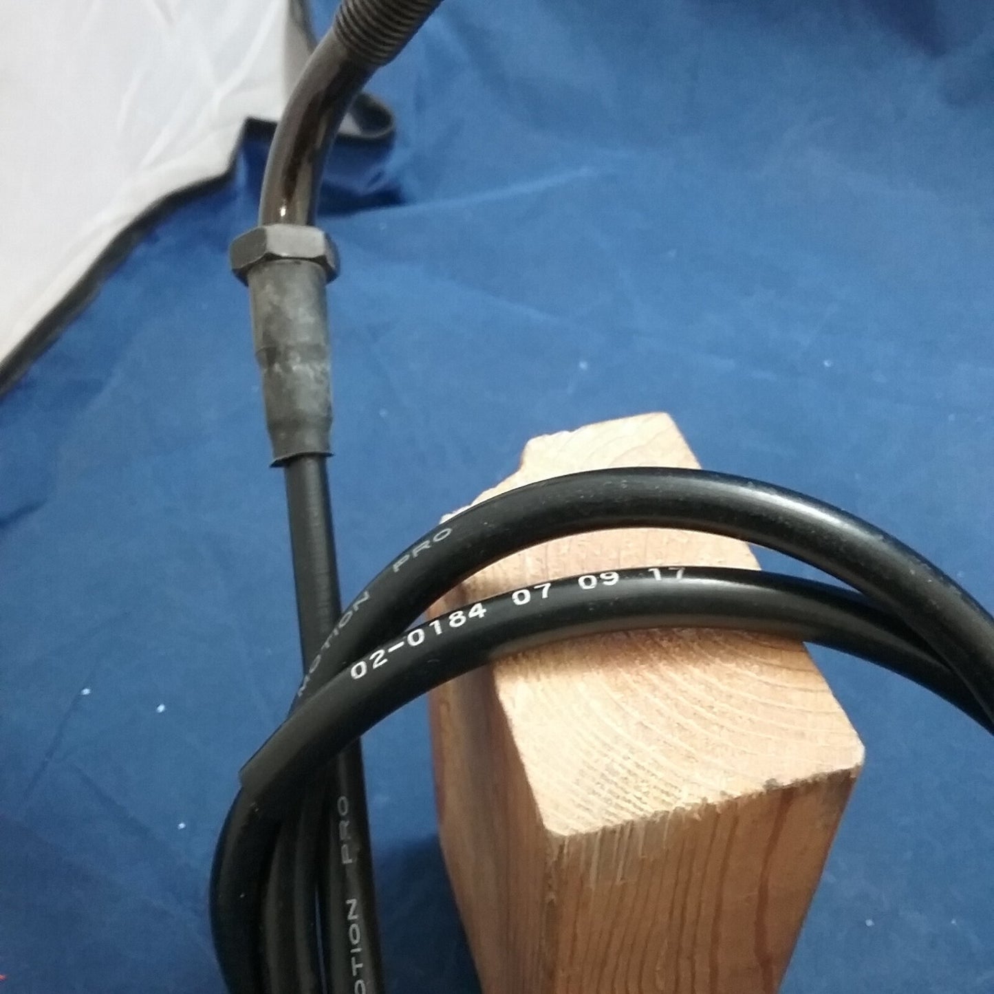 NEW MOTION PRO 02-0184 BLACK VINYL THROTTLE CABLE ATV/UTV
