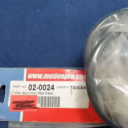 NEW MOTION PRO 02-0024 BLACK VINYL REAR BRAKE HONDA