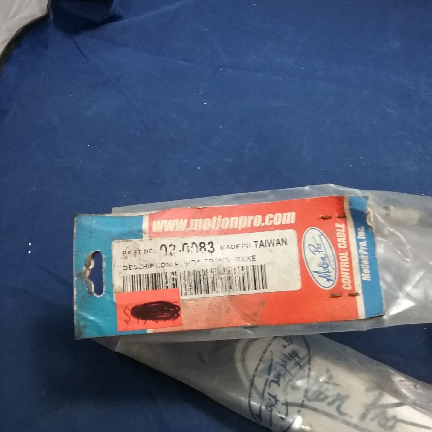 NEW MOTION PRO 02-0083 BLACK VINYL FRONT BRAKE HONDA