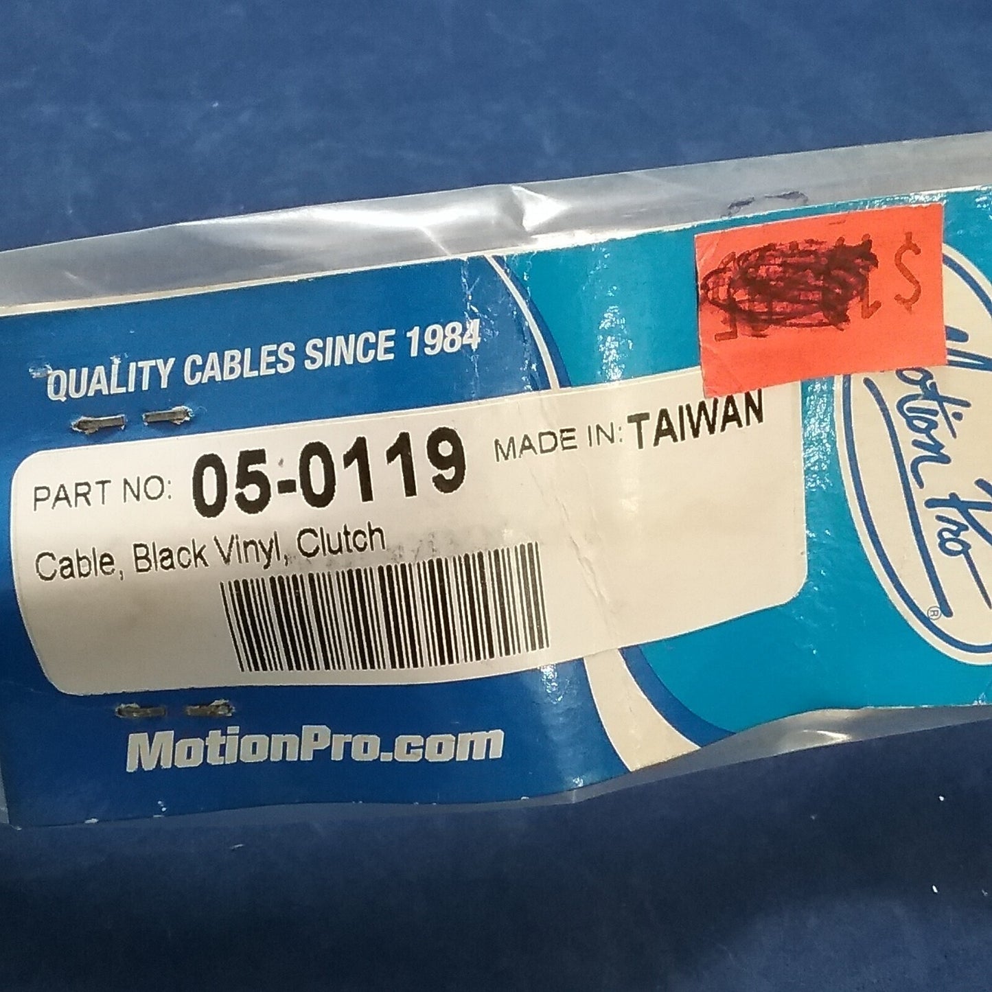 NEW MOTION PRO 05-0119 BLACK VINYL CLUTCH CABLE