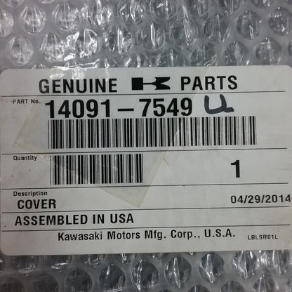 NEW GENUINE KAWASAKI 14091-7549 COVER, FRONT SEAT, RR, LWR Mule KAF620