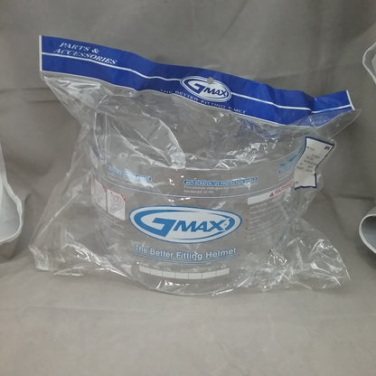 NEW GMAX 72-3410 CLEAR SINGLE SHIELD LENSE CLEAR UV400 FF49