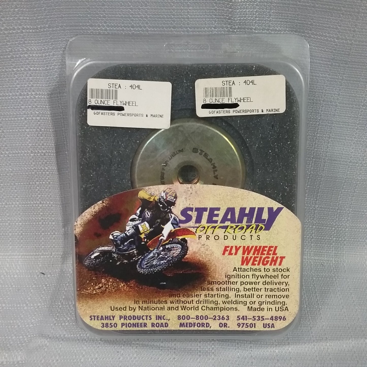 NEW STEAHLY OFF ROAD 404L 8 OUNCE FLYWHEEL GAS GAS XC DE MC