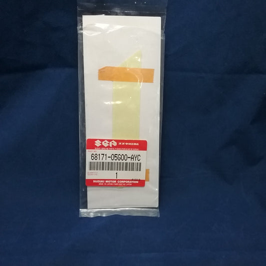 NEW GENUINE SUZUKI 68171-05G00-AYC EMBLEM, "250" OZARK LTF250 2005-2006