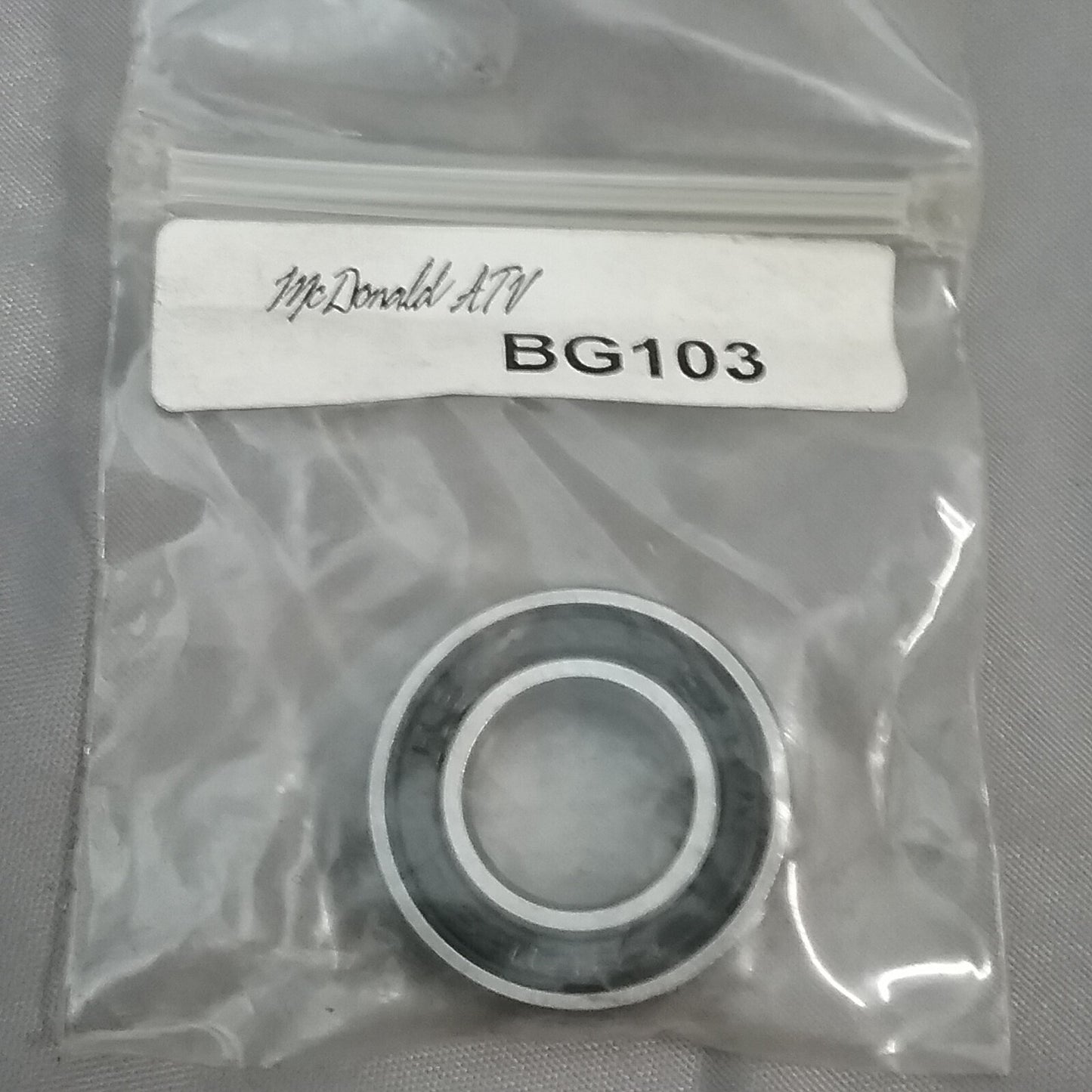 NEW MCDONALD BG103 BEARING, FRONT HUB 60/22 2RS SUZUKI 08113-69017 ALT50