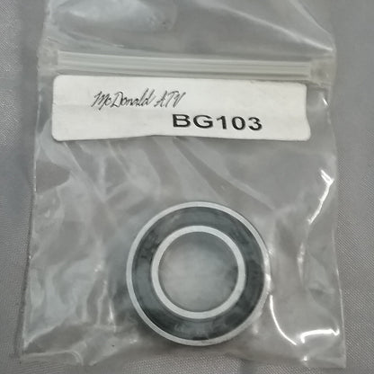 NEW MCDONALD BG103 BEARING, FRONT HUB 60/22 2RS SUZUKI 08113-69017 ALT50