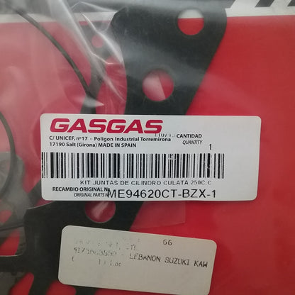 NEW GENUINE GAS GAS ME94620CT-BZX-1 TOP END GASKET SET KIT