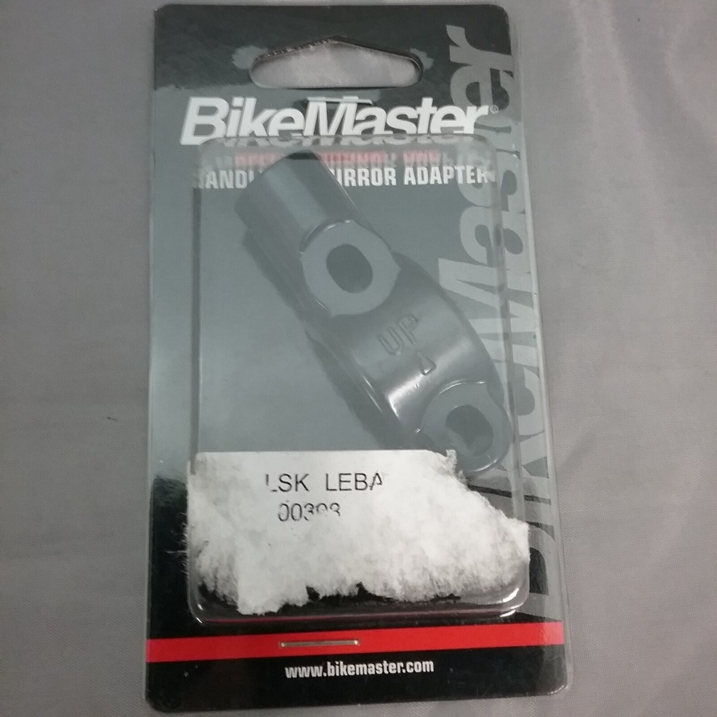 NEW BIKEMASTER 60-0398 T2 BLACK MIRROR ADPT BAREND 8MM