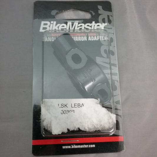 NEW BIKEMASTER 60-0398 T2 BLACK MIRROR ADPT BAREND 8MM