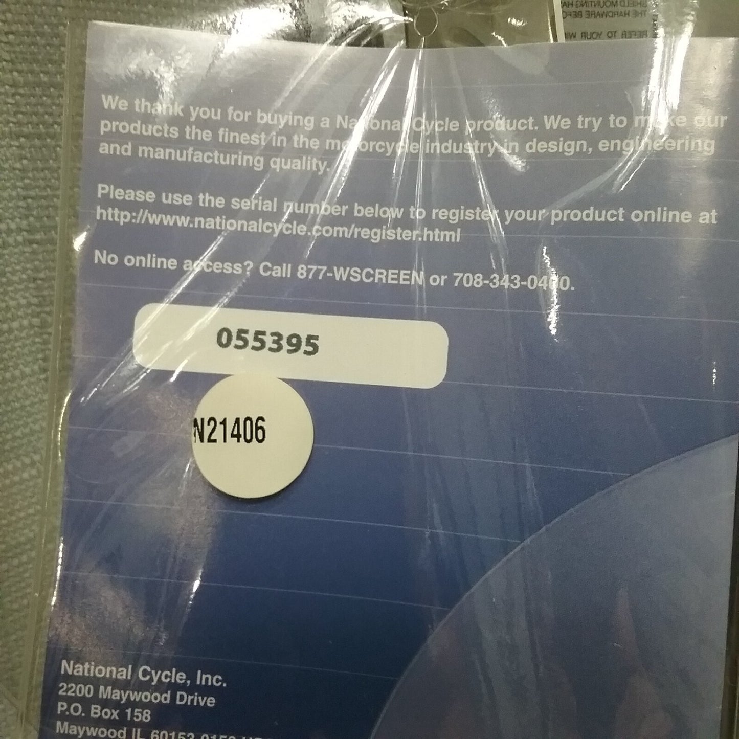 NEW NATIONAL CYCLES N21406 WINDSHIELD CHOPPED SWITCHBLADE QUICK RELEASE REQUIRED