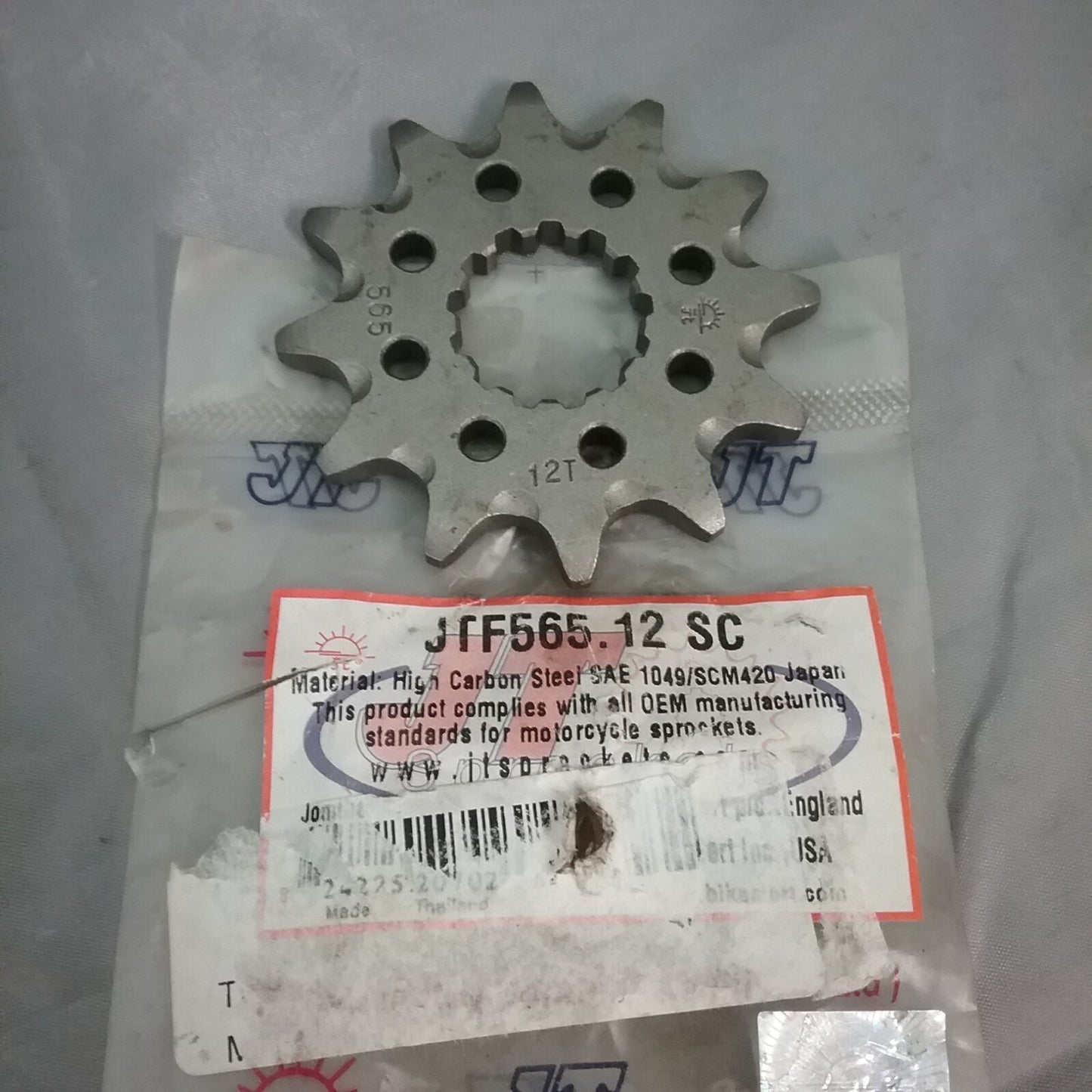 NEW JT SPROCKETS JTF565.12 SC STEEL FRONT SPROCKET 12T