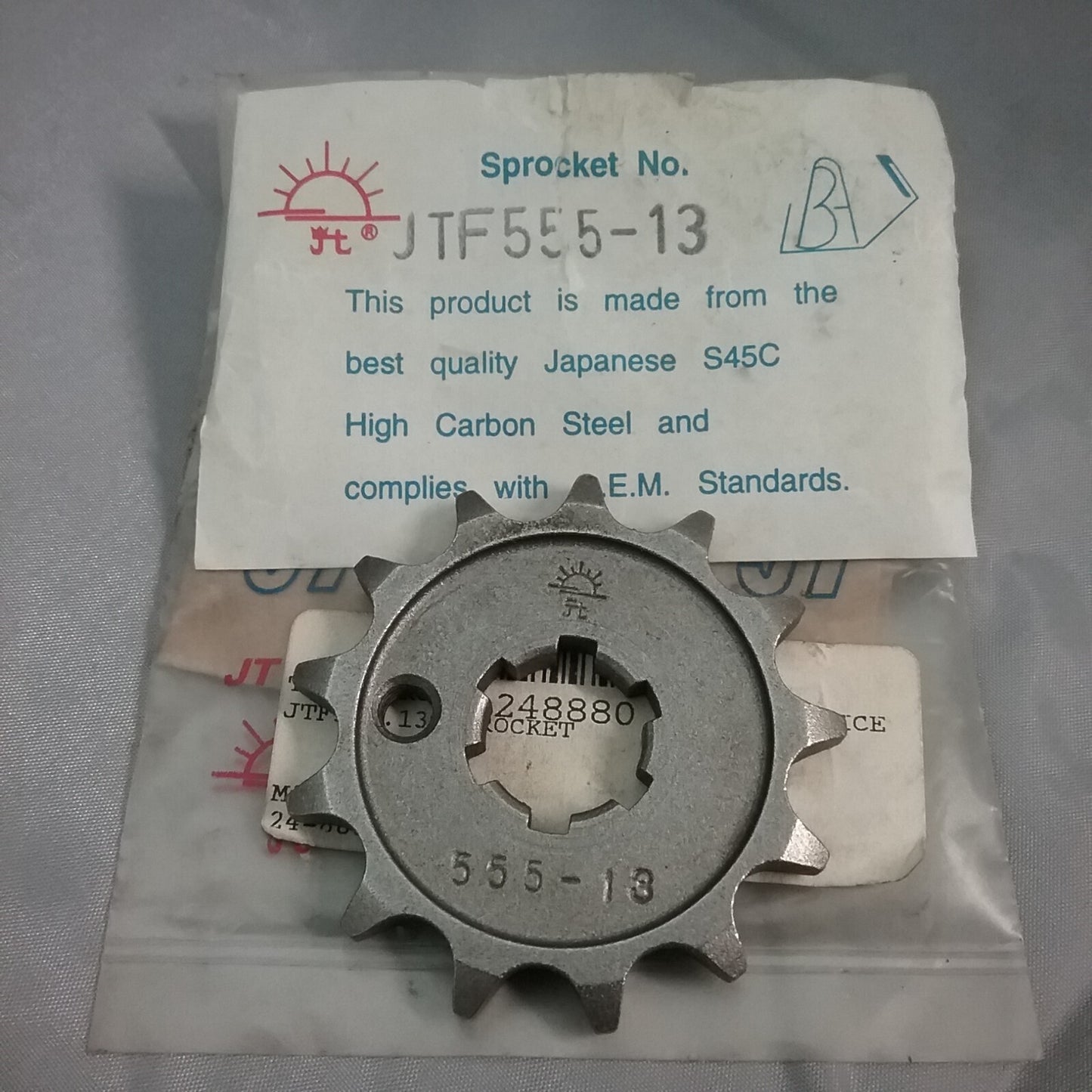 NEW JT SPROCKETS JTF555.13 STEEL  FRONT SPROCKET 13T
