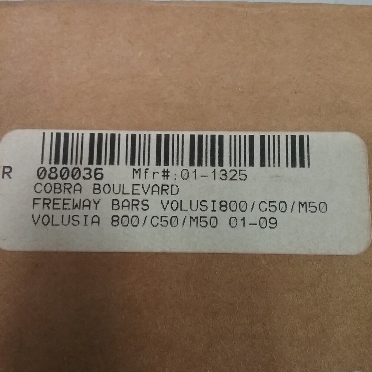 NEW COBRA 01-1325 FREEWAY BARS HIGHWAY BARS SUZUKI VOLUSIA 2001-2002