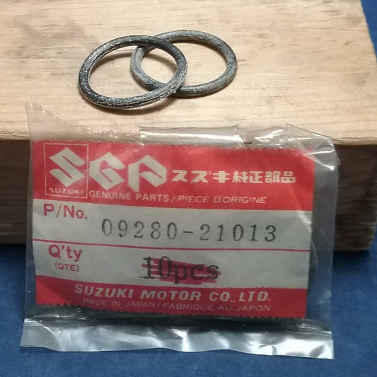QTY2 NEW GENUINE SUZUKI 09280-21013 O RING, CYLINDER