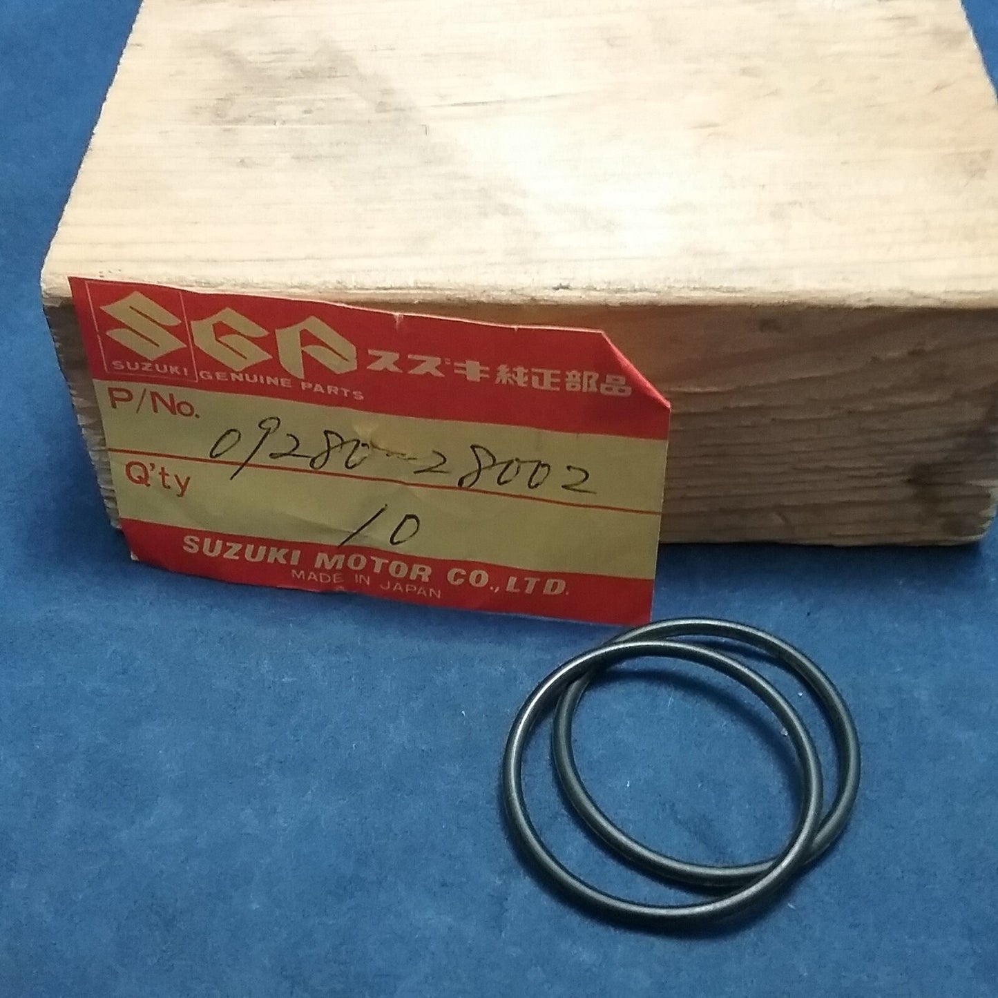 QTY2 NEW GENUINE SUZUKI 09280-28002 O RING, GEAR SHIFTING