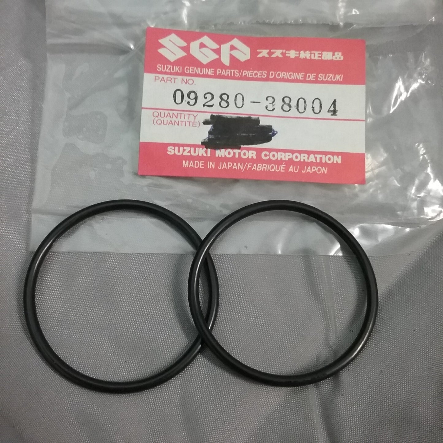 QTY2 NEW GENUINE SUZUKI 09280-38004 O RING CYLINDER HEAD GS550