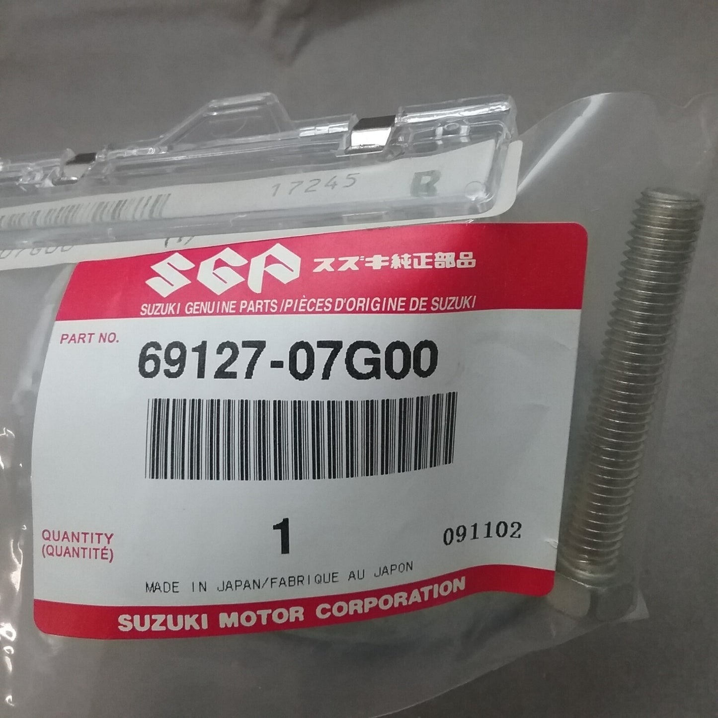 NEW GENUINE SUZUKI 69127-07G00 BOLT CALIPER ADJUSTMENT 2004-2014