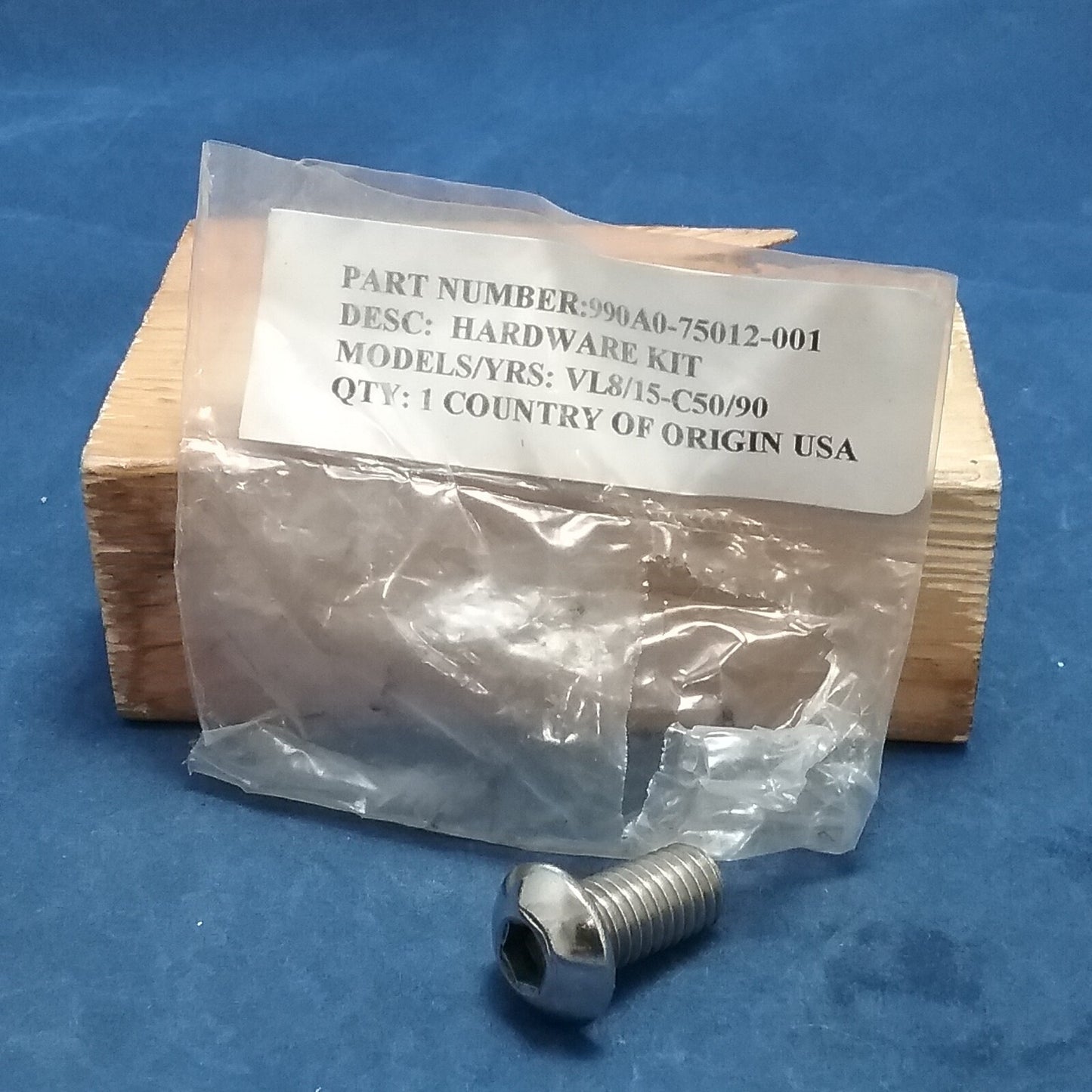 NEW REPLACES SUZUKI 990A0-75012-001 SCREW, M10X1.5X20 BACKREST MOUNTS SADDLEBAGS