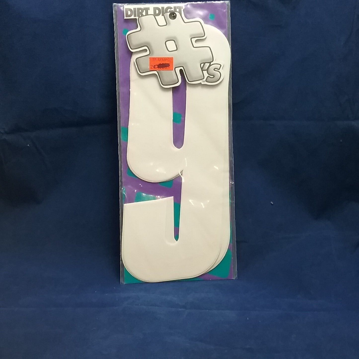 NEW DIRT DIGIT 8" WHITE NO. 9, PACK OF 2
