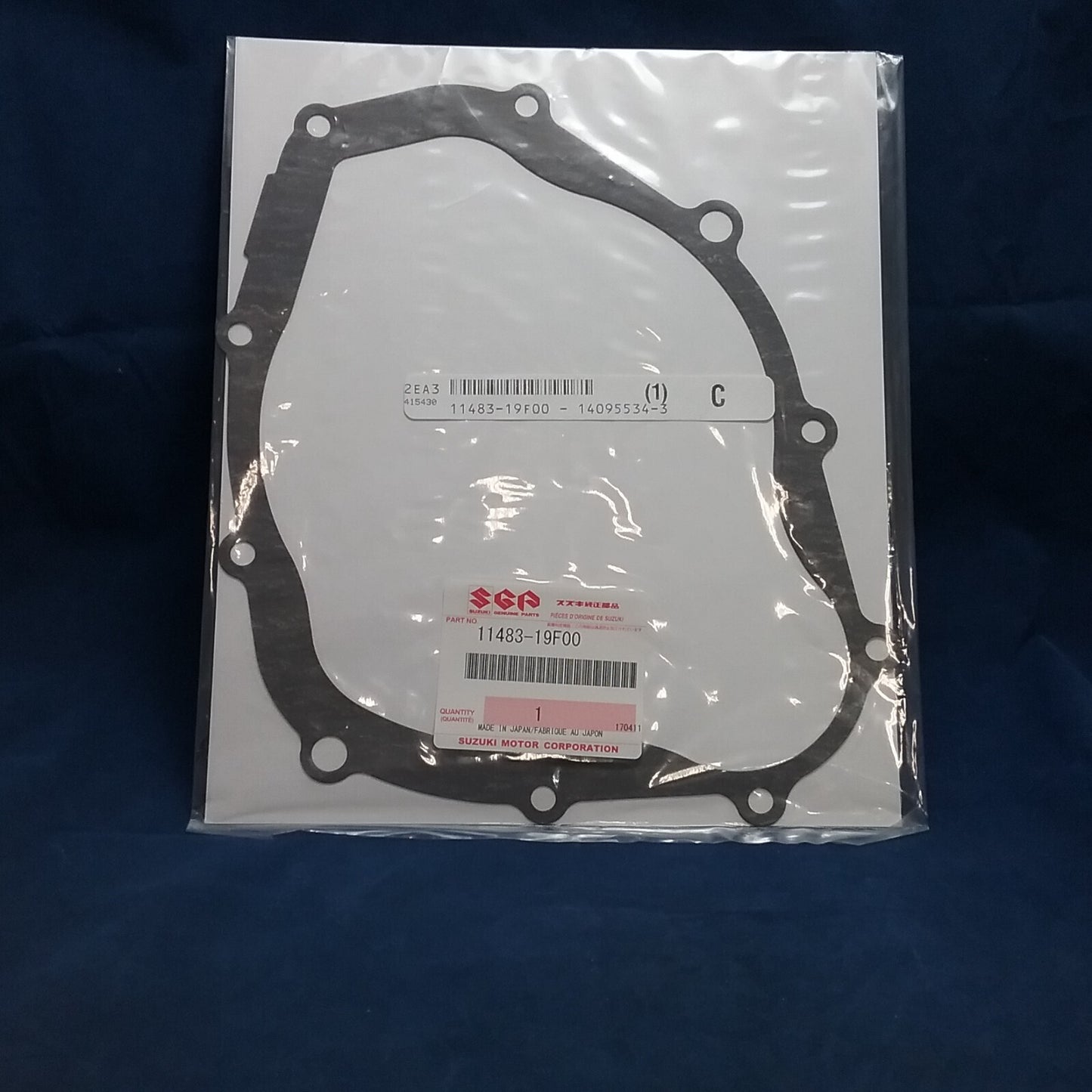 NEW GENUINE SUZUKI 11483-19F00 GASKET, MAGNETO COVER SV650