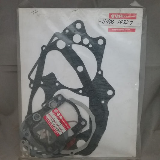 NEW SUZUKI 11400-14827 GASKET SET 1981-1982 REPLACES 11400-14821