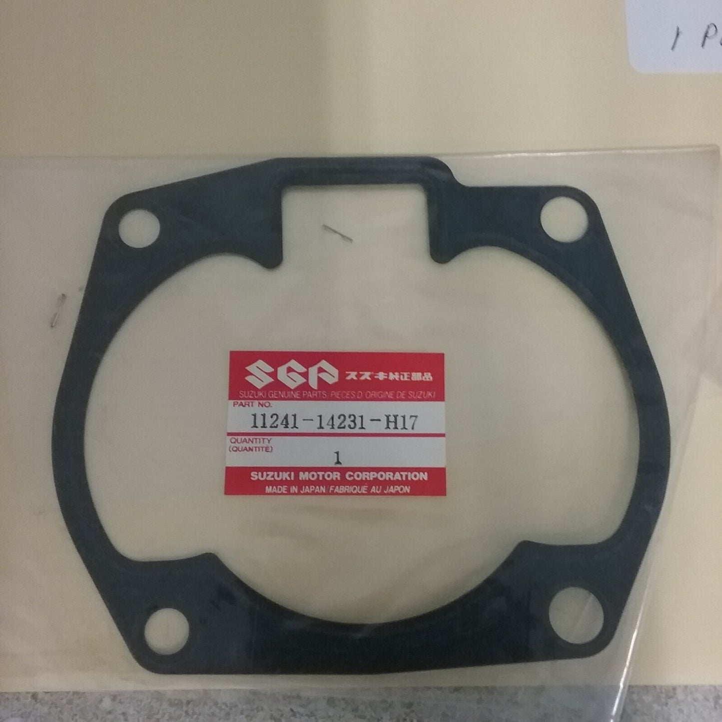 NEW GENUINE SUZUKI 11241-14231-H17 GASKET, CYLINDER (T:0.5) RM500 1983-1984