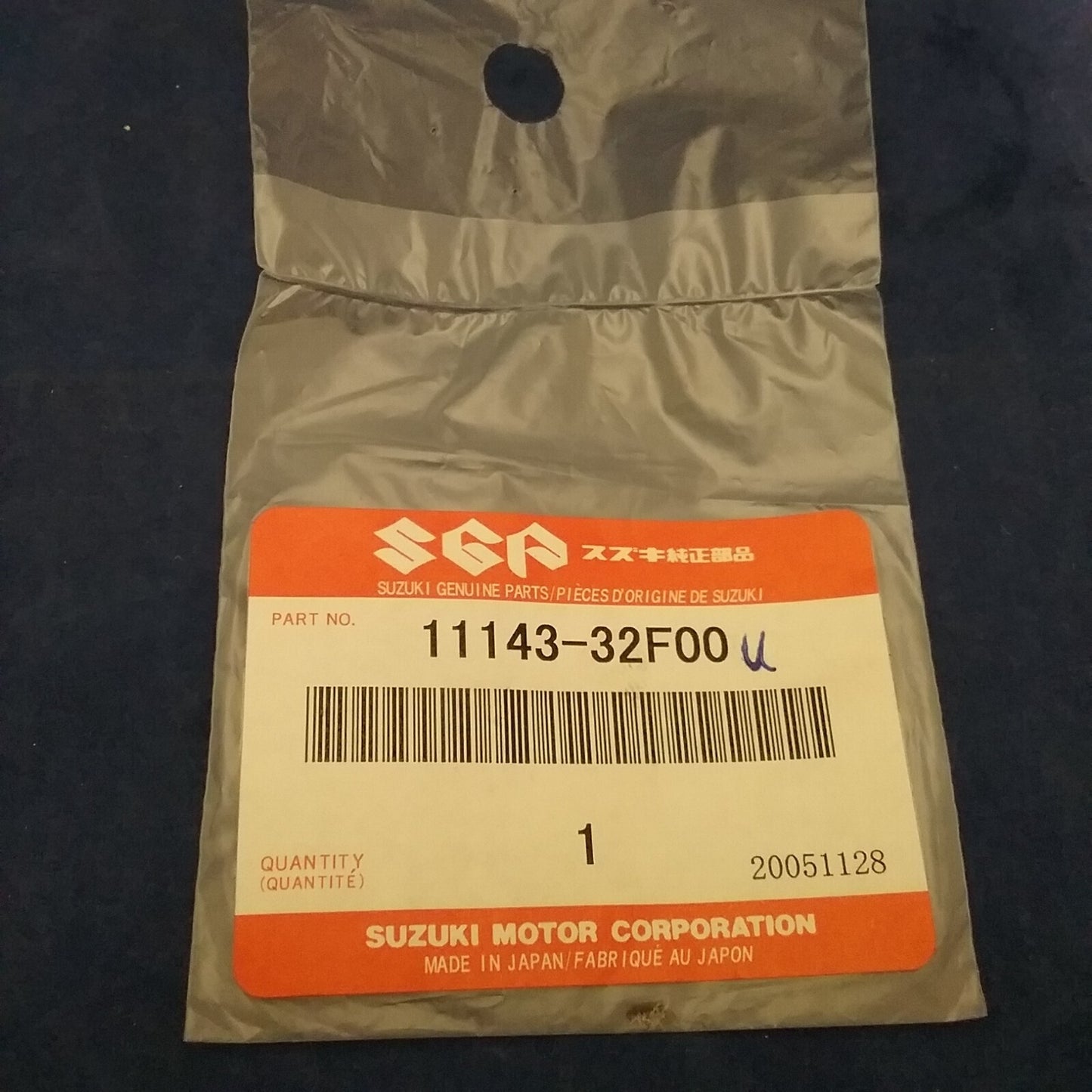 NEW GENUINE SUZUKI 11143-32F00 O RING, HEAD GASKET GSX1100 GSX-R1100