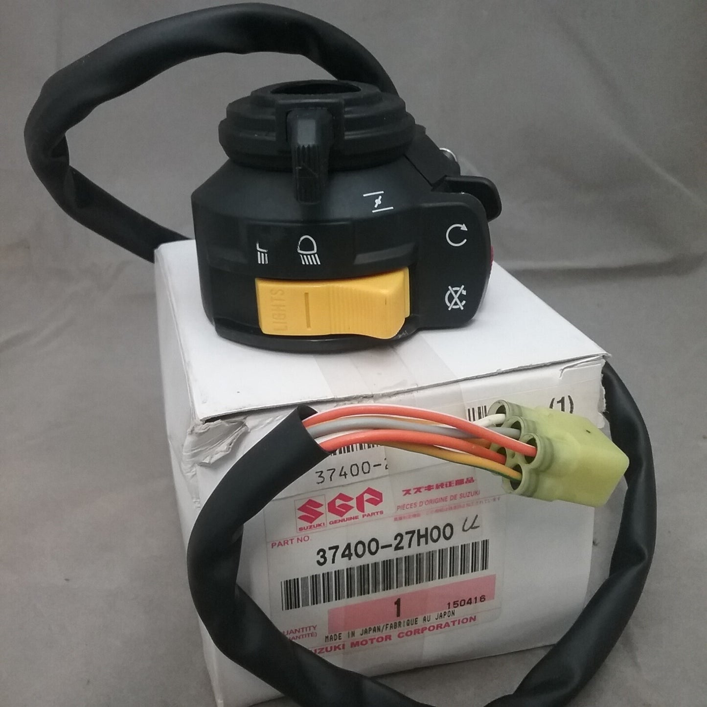 NEW GENUINE SUZUKI 37400-27H00 SWITCH ASSEMBLE LEFT SIDE 2007-2121