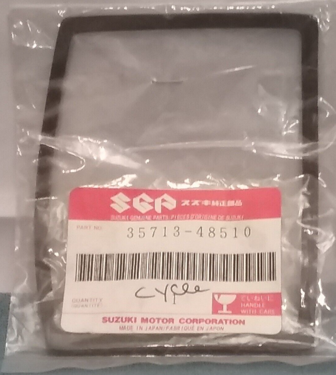 NEW GENUINE SUZUKI 35713-48510 GASKET REAR COMBINATION LAMP FZ50 OR50 FA50