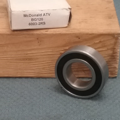 NEW MCDONALD ATV 6003 2RS SEALED BEARING BG120