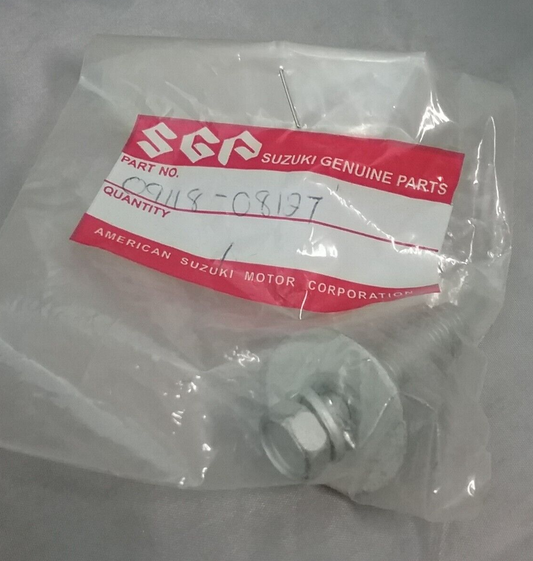 NEW SUZUKI 09118-08127 BOLT 8 X 40 FOR LOWER COVER 225HP