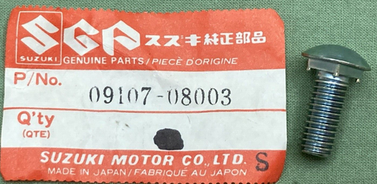 QTY 3 NEW GENUINE SUZUKI 09107-08003 BOLT, WHEEL RIM ALT125