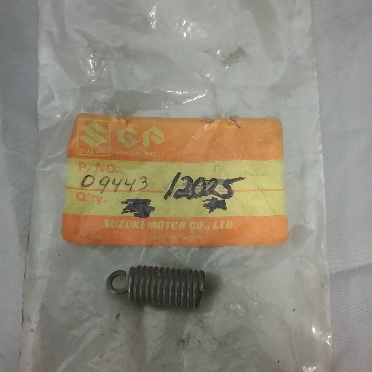 NEW SUZUKI 09443-12025 STAND SPRING, INNER GN250