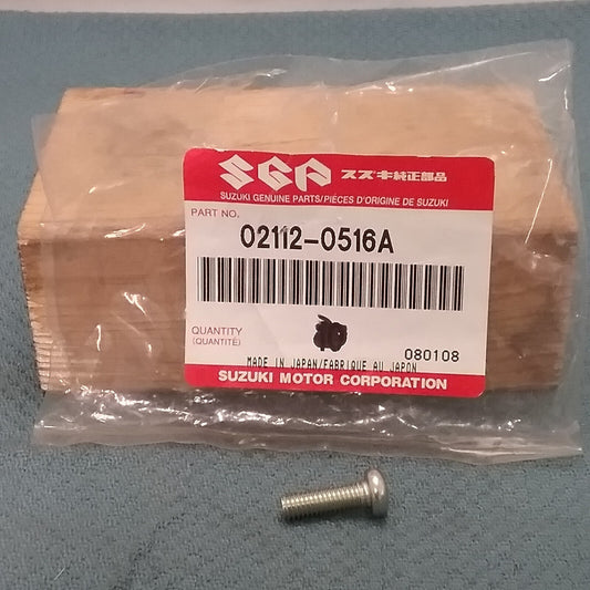 NEW GENUINE SUZUKI 02112-0516A SCREW, ENGINE COVER 1973-2021