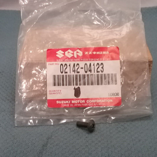 NEW GENUINE SUZUKI 02142-04123 SCREW, AIR CLEANER 1984-2002