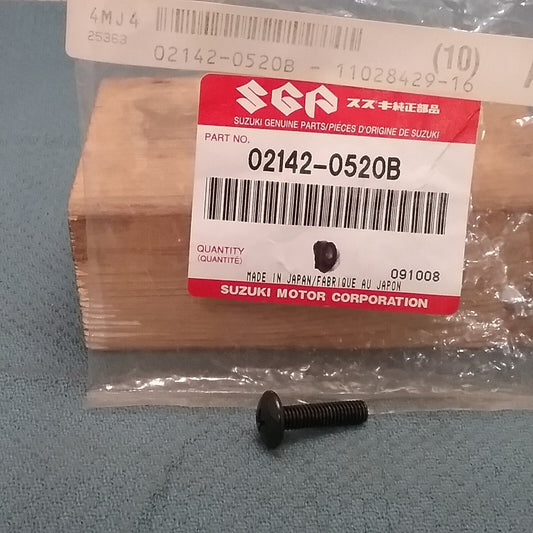 NEW GENUINE SUZUKI 02142-0520B SCREW, KNOB FRAME 1981-2021
