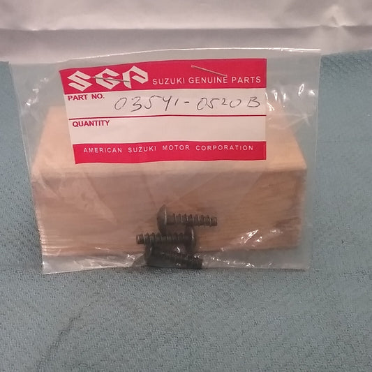 QTY 3 NEW SUZUKI 03541-0520B SCREW, FENDER 2004-2020