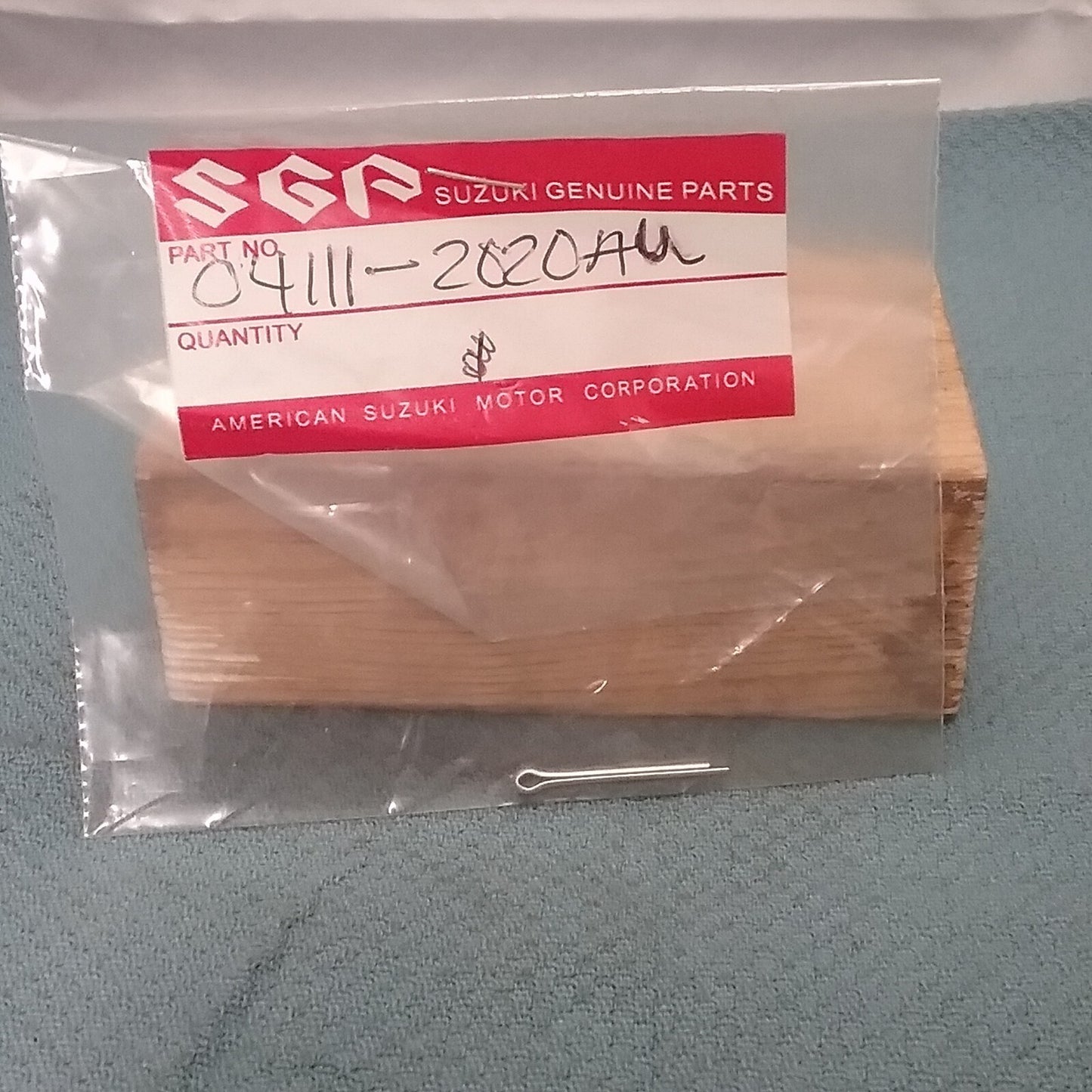 NEW SUZUKI 04111-2020A COTTER PIN, ROD END 1971-2021