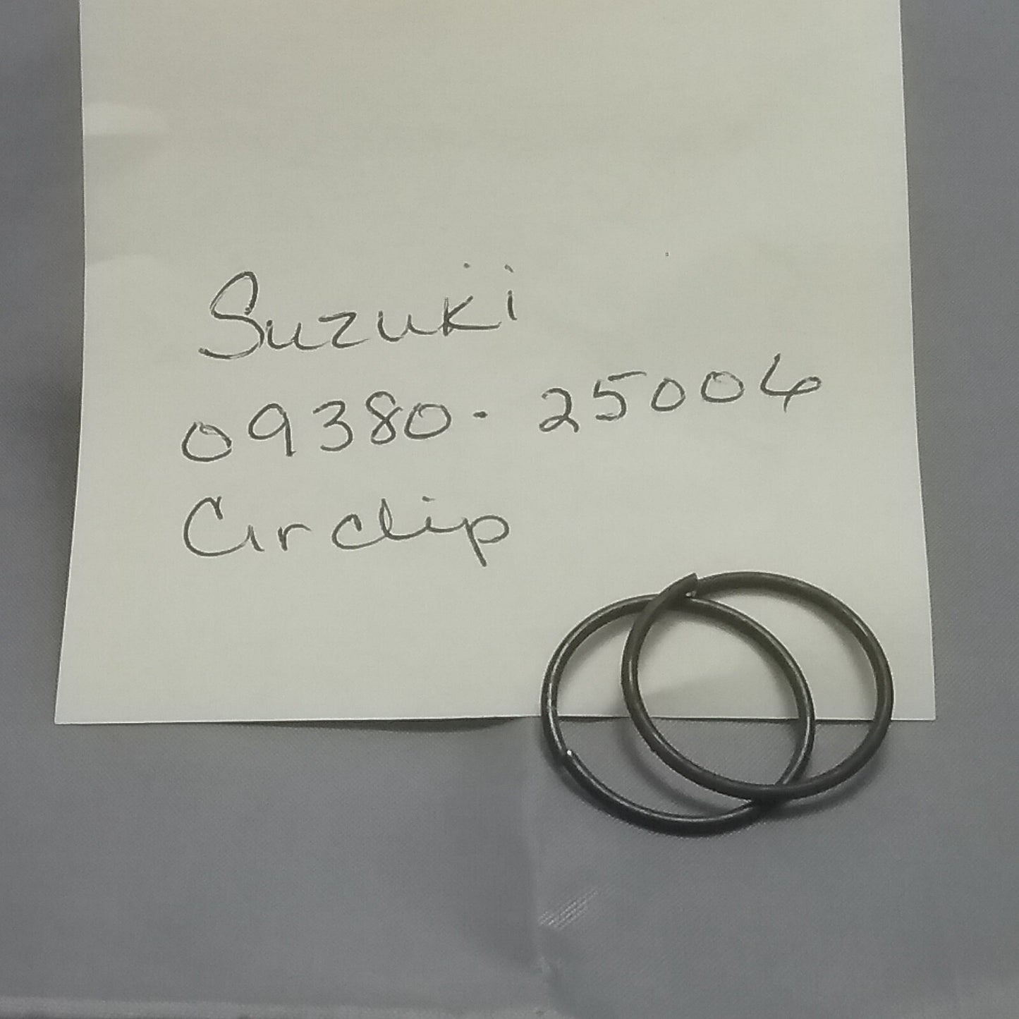 QTY 8 NEW REPLACES SUZUKI 09380-25006 TRANSMISSION CIRCLIP TS250