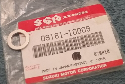 NEW GENUINE SUZUKI 09161-10009 BRAKE HOSE WASHER 1973-2021