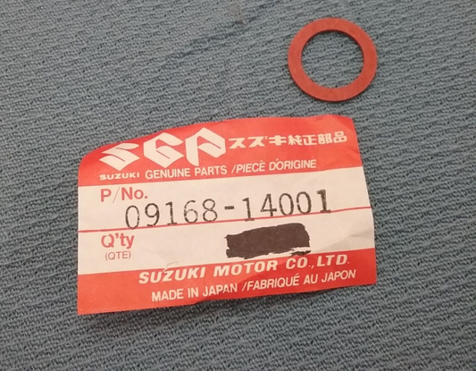 NEW GENUINE SUZUKI 09168-14001 GASKET 1968-2005