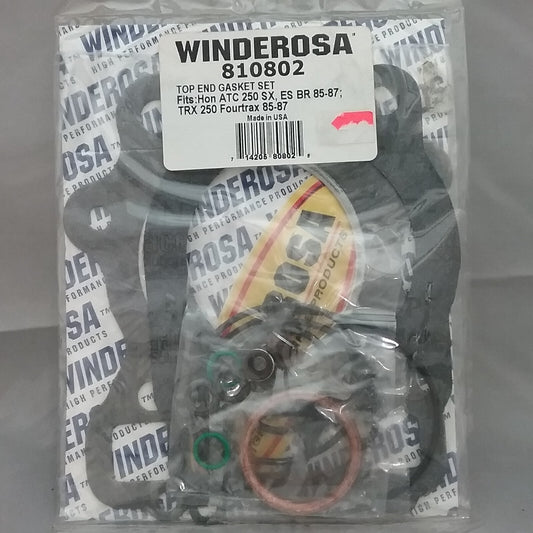 NEW WINDEROSA 810802 TOP END GASKET SET HONDA ATC250 TRX250