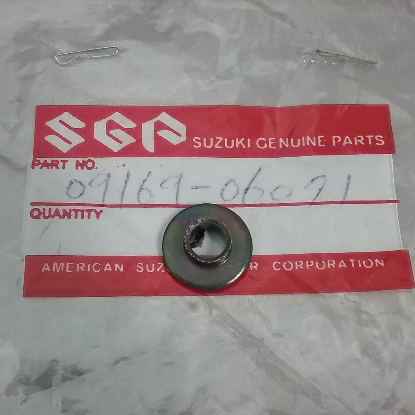 NEW SUZUKI 09169-06071 WASHER REAR SWINGING ARM GR650, X Tempter