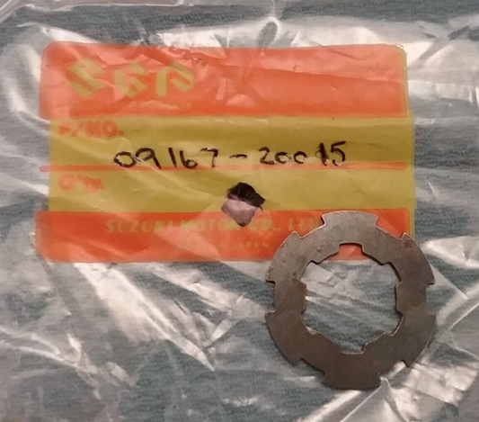 NEW SUZUKI 09167-20015 TRANSMISSION LOCK WASHER 1983-1987