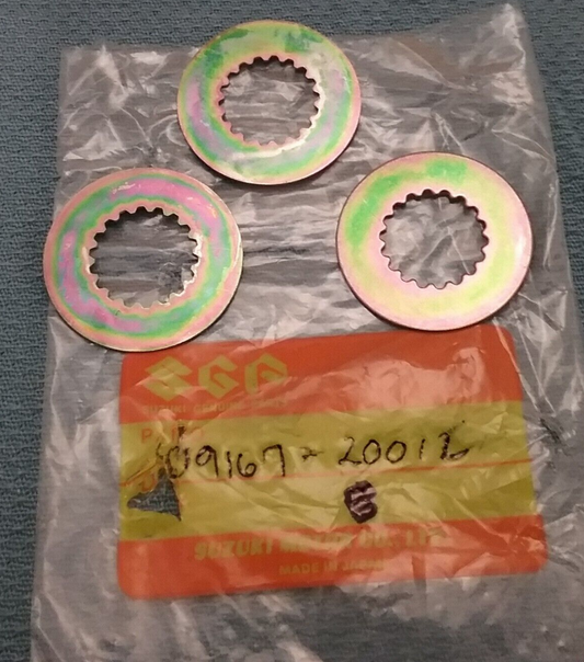 QTY 3 NEW SUZUKI 09167-20012 TRANSMISSION WASHER 1975-1997