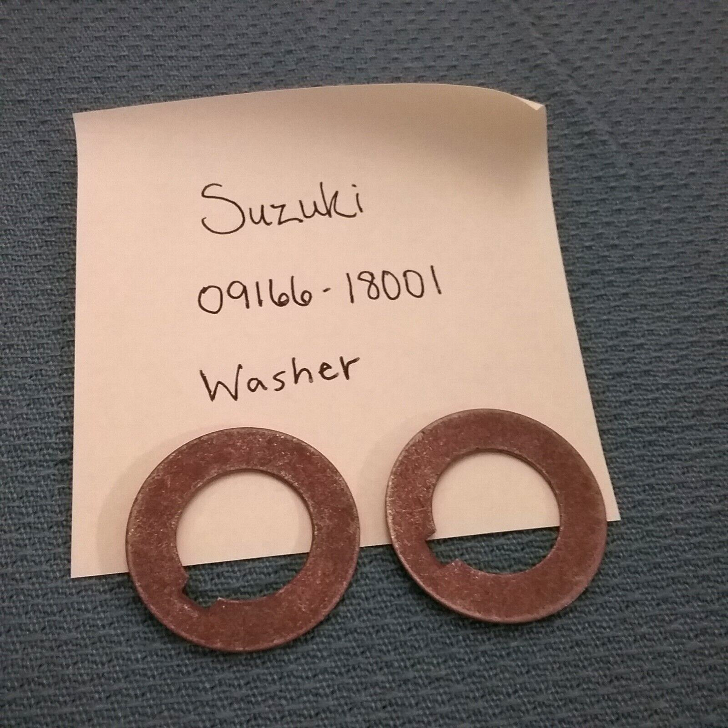 QTY 2 NEW REPLACES SUZUKI 09167-16002 CRANKCASE TRANSMISSION WASHER 1968-2004