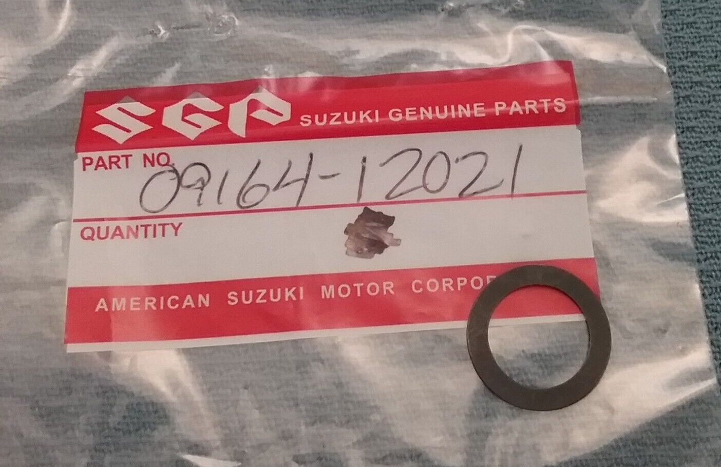 NEW SUZUKI 09164-12021 CAMSHAFT - VALVE WASHER 1982-2021